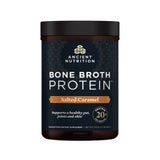 Bone broth protein salted caramel front of bottle