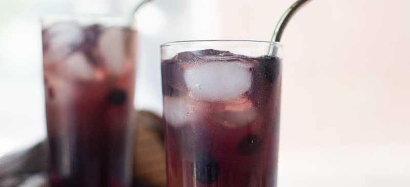 Mixed berry hibiscus refresher recipe