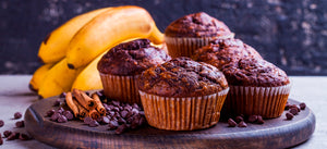 Chocolate banana muffins recipe