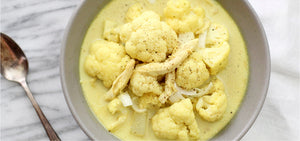 Curried chicken cauliflower soup recipe