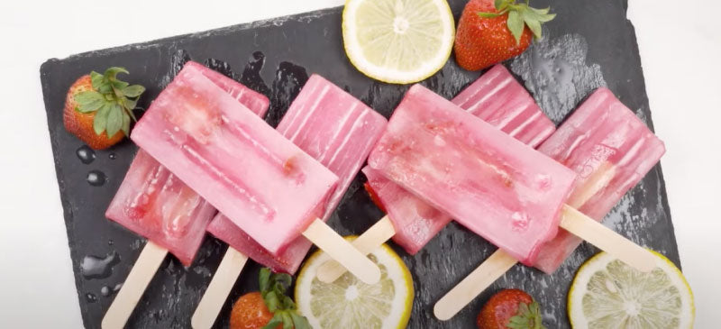 Multi Collagen Protein strawberry lemonade popsicle recipe
