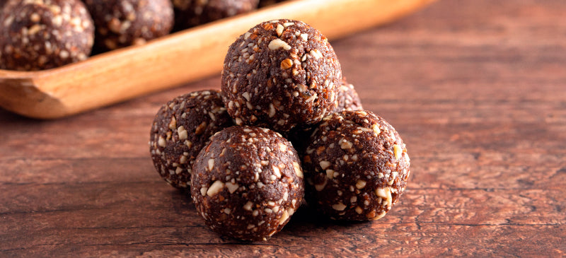 Chocolate no-bake protein balls