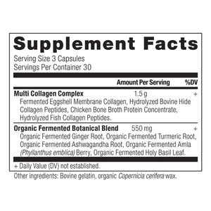 multi collagen capsules supplement label