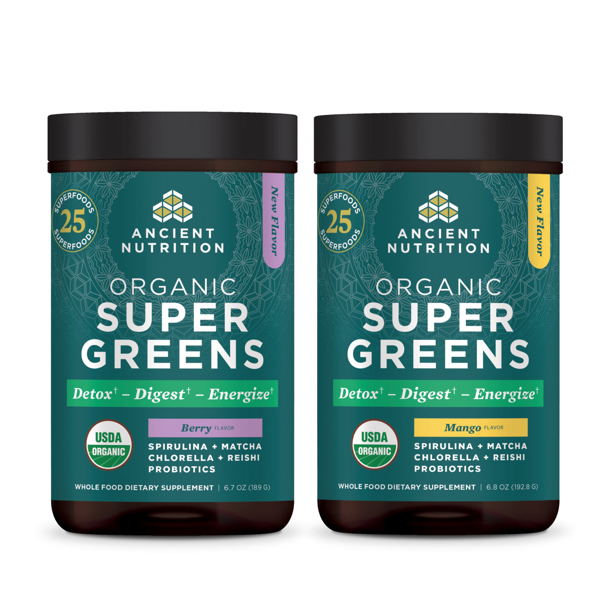 Organic SuperGreens Mango & Berry Bundle