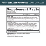 multi collagen advanced lean capsules supplement label