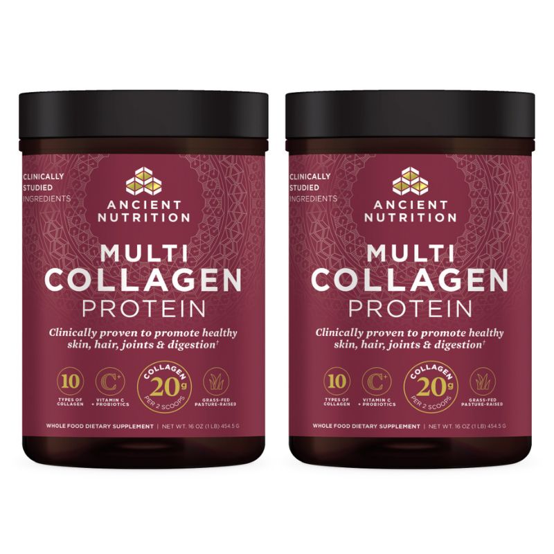 Multi Collagen Protein Powder Unflavored (45 servings) 2 Bottle Offer - Podcast Offer