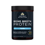 bone broth protein vanilla front of bottle