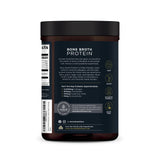 bone broth protein vanilla powder back of bottle image