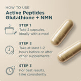 how to use Active Peptides Glutathione + NMN 