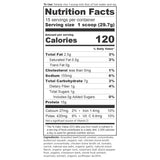 bone broth butternut squash supplement label