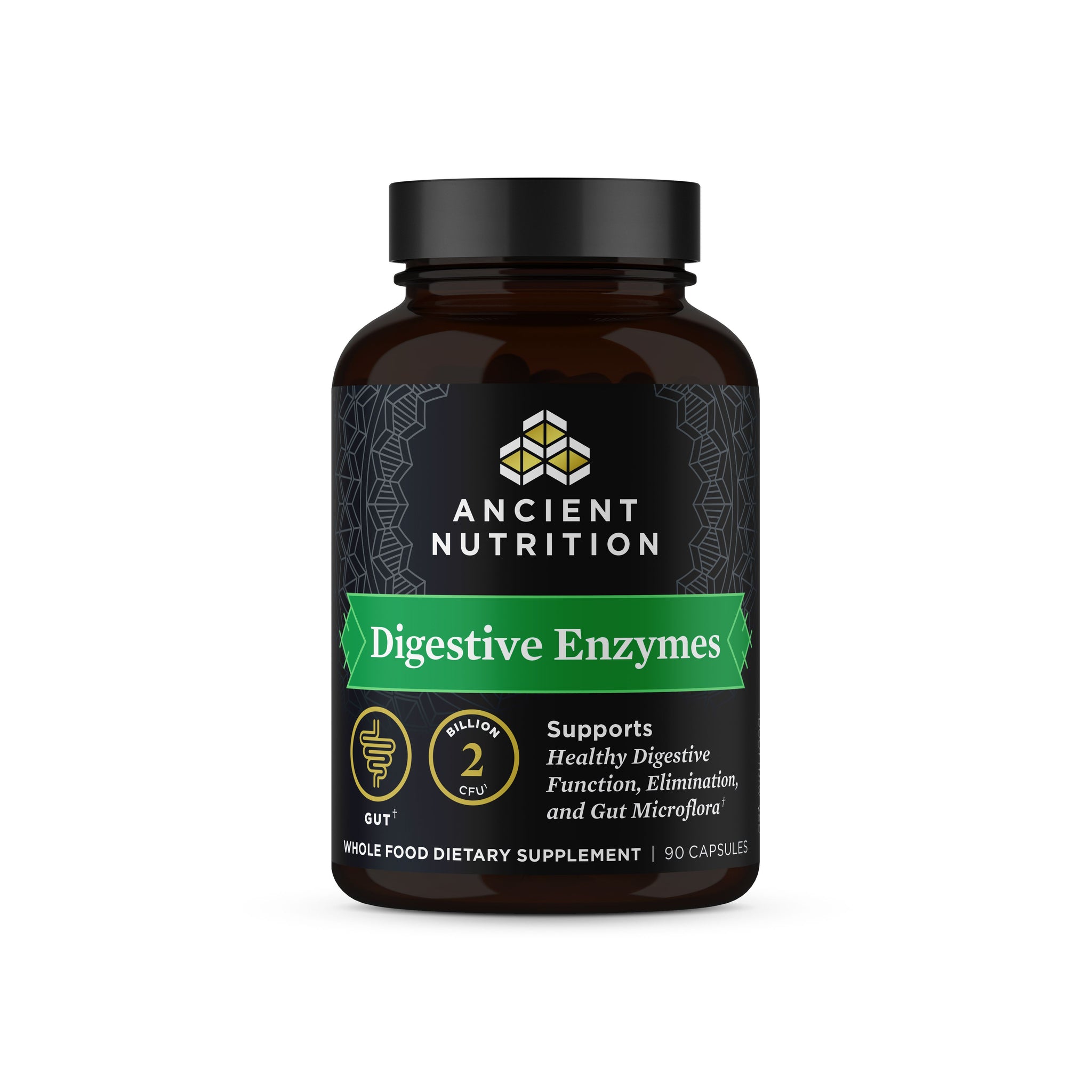digestive enzymes front of bottle