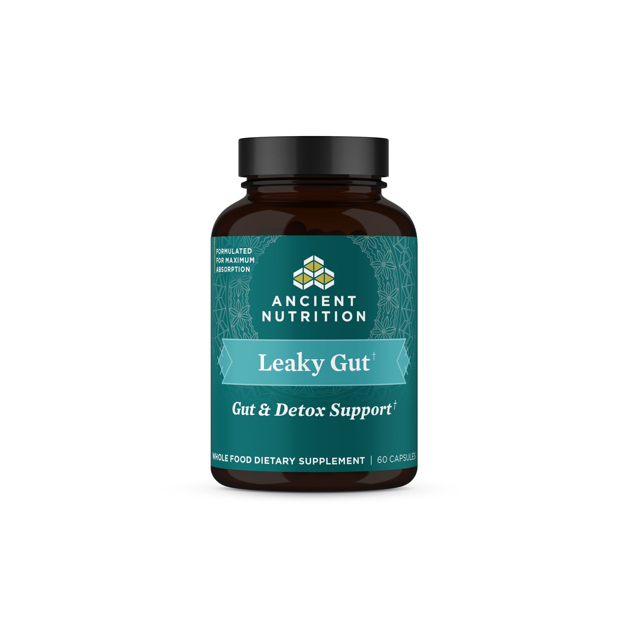 Leaky Gut Capsules front of bottle