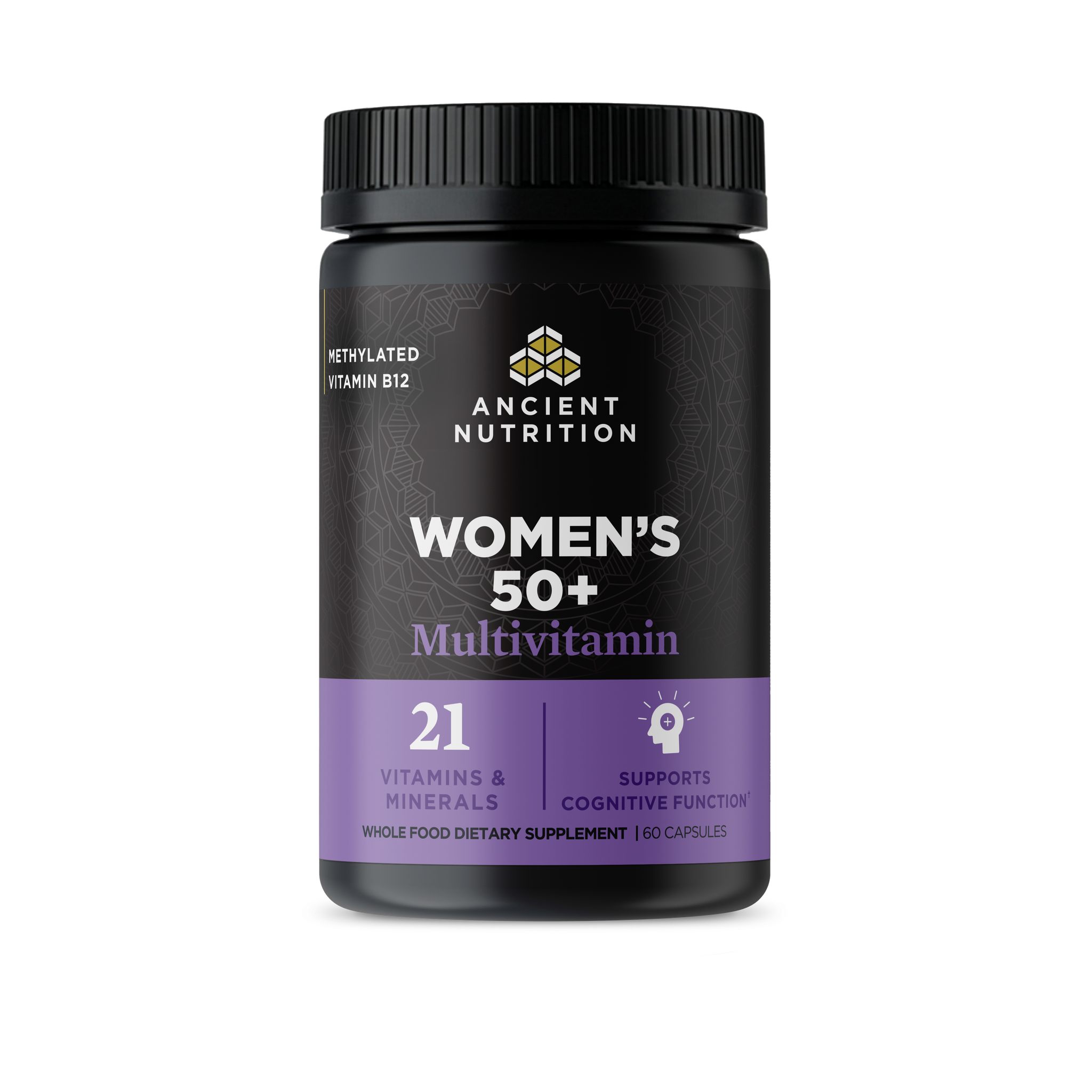 Women’s 50+ Multivitamin Capsules (60 Capsules) front of bottle