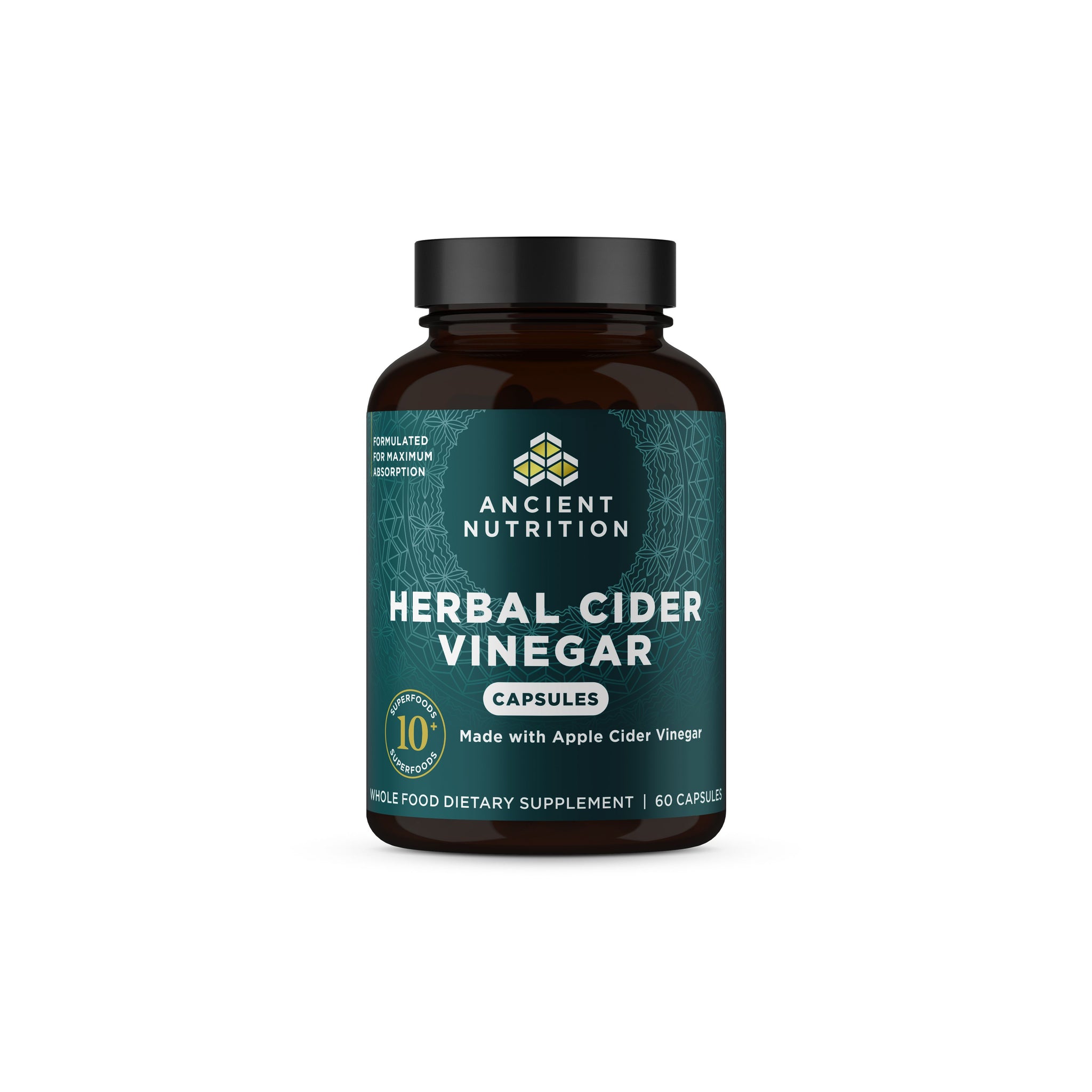 herbal cider vinegar capsules bottle
