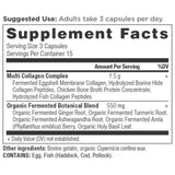 multi collagen capsules supplement label