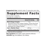multi collagen capsules joint + mobility supplement label