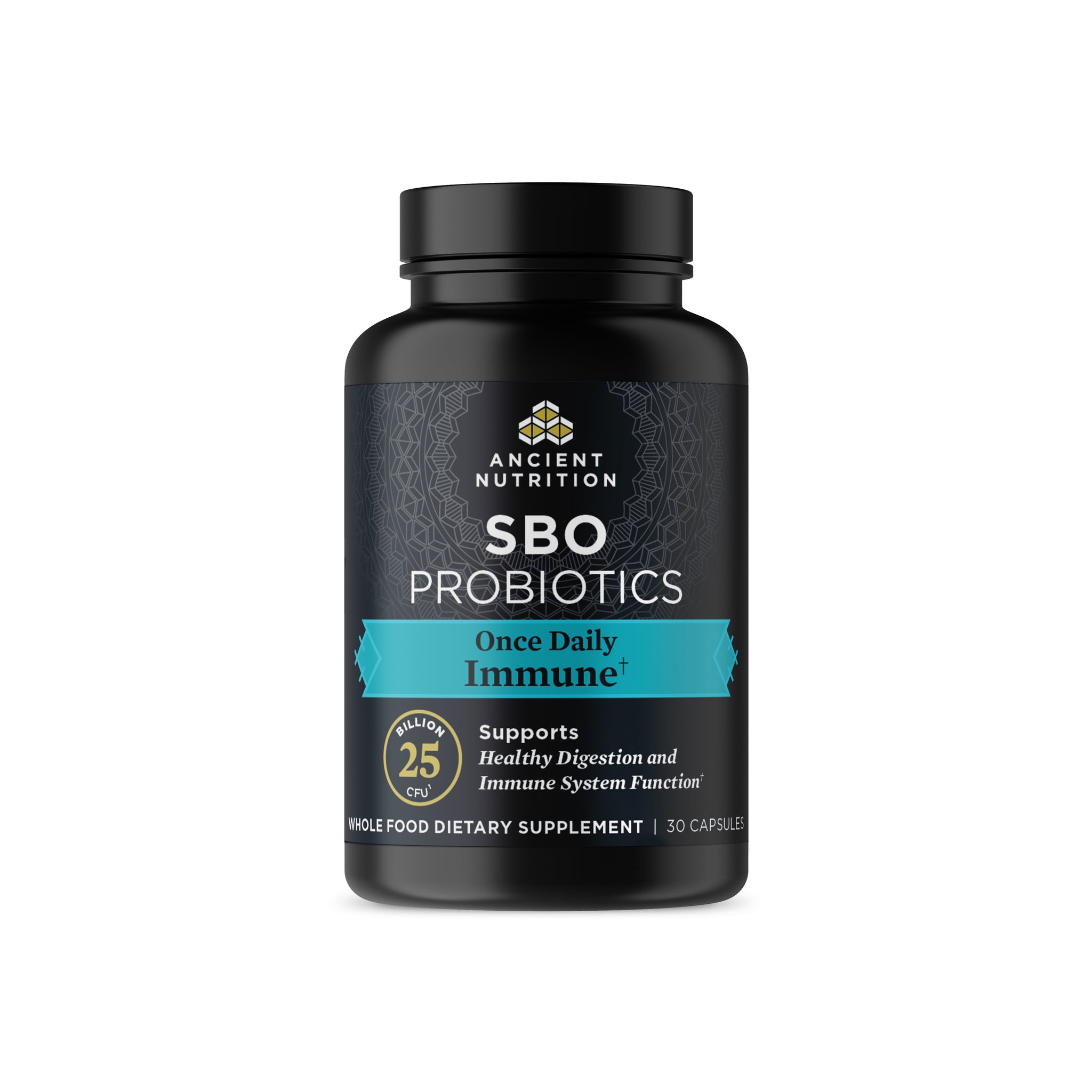 SBO Probiotics Immune Once Daily front of bottle