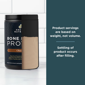 bottle of bone broth protein chocolate 