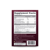 Supplement facts label on a white background