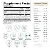 Multi Collagen Protein Powder Chocolate (24 Servings) supplement facts panel