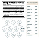 Multi Collagen Protein Powder Chocolate (40 Servings) supplement facts label