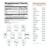 Multi Collagen Protein Lemon Iced Tea (24 Servings) supplement facts panel