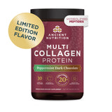 Multi Collagen Protein Powder Peppermint Dark Chocolate (24 Servings) bottle