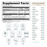 Multi Collagen Protein Powder Unflavored (60 Servings) supplement facts panel