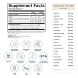 Multi Collagen Protein Watermelon Lime (45 Servings) supplement facts label