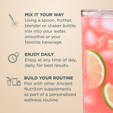 an image with a glass of Multi Collagen Protein Watermelon Lime (45 Servings) 