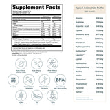 Multi Collagen Protein Powder Gingerbread (24 Servings) supplement facts label