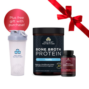 Fitness and Recovery Bundle with Bone Broth Protein powder Vanilla