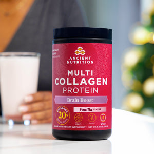 multi collagen protein powder bottle