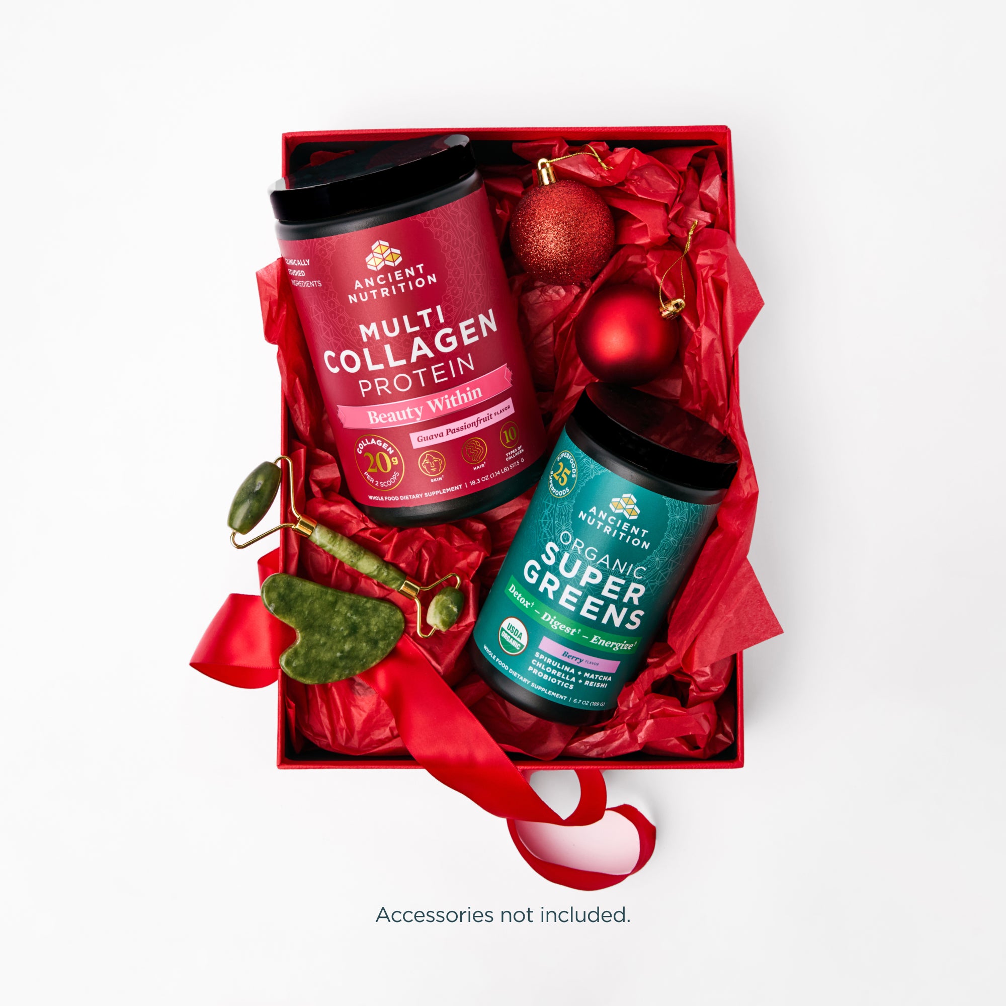 Holiday Glow Bundle in a red box