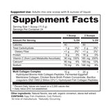 Multi Collagen Protein Pumpkin Cream (24 Servings) supplement facts label