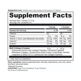 Multi Collagen Protein Watermelon Lime (45 Servings) supplement facts label