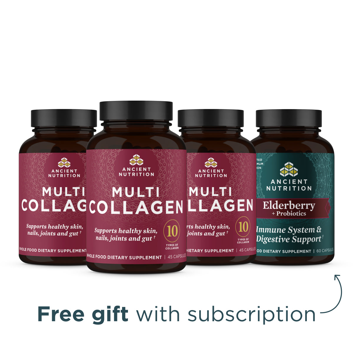 Multi Collagen Capsules (90 Capsules) - 3 Bottle Offer