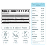 Multi Collagen Protein Powder Unflavored (60 Servings) supplement facts panel