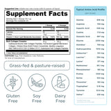 Multi Collagen Protein Powder Unflavored (45 servings) supplement facts label