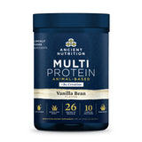 Ancient Nutrition Multi Protein Vanilla Bean flavor container on a white background