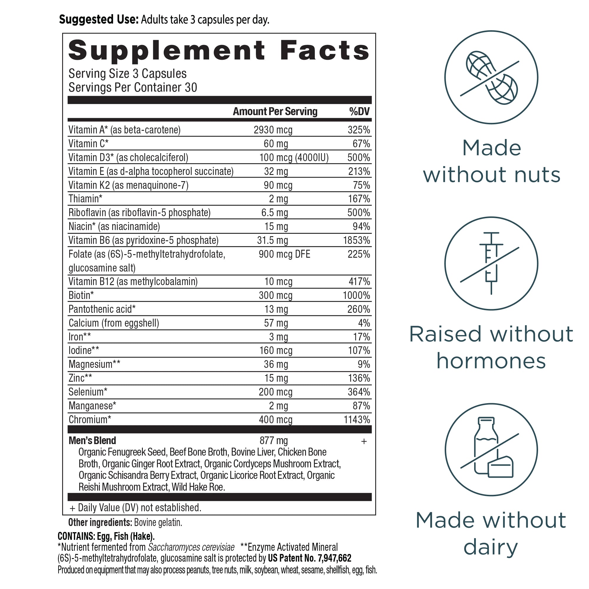 supplement facts panel