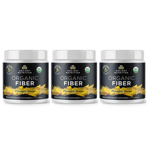 Organic Fiber 3 Bottles $59.90 | Powder Mango Flavor (30 Servings) - Podcast Offer