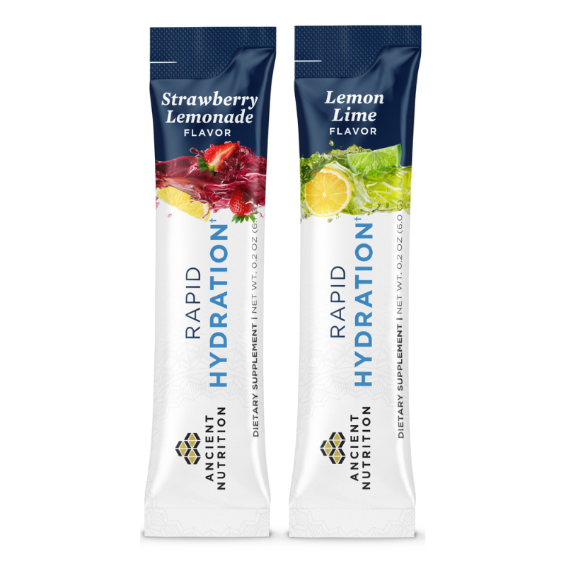 Rapid Hydration Stick Packs - Lemon Lime & Raspberry Lemonade Flavors