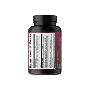 Multi Collagen Advanced Muscle Capsules side of bottle
