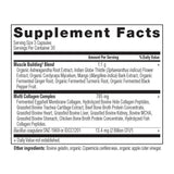 Multi Collagen Advanced Muscle Capsules supplement label