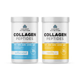 collagen peptides unflavored and vanilla bottles