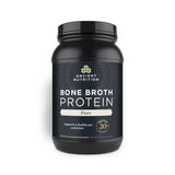 Bone Broth Protein Powder Pure (40 Servings) front of bottle