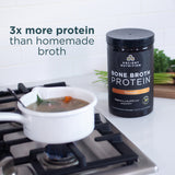 3x more protein than homemade broth