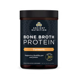 Bone Broth Protein Powder Turmeric (20 Servings) front of bottle