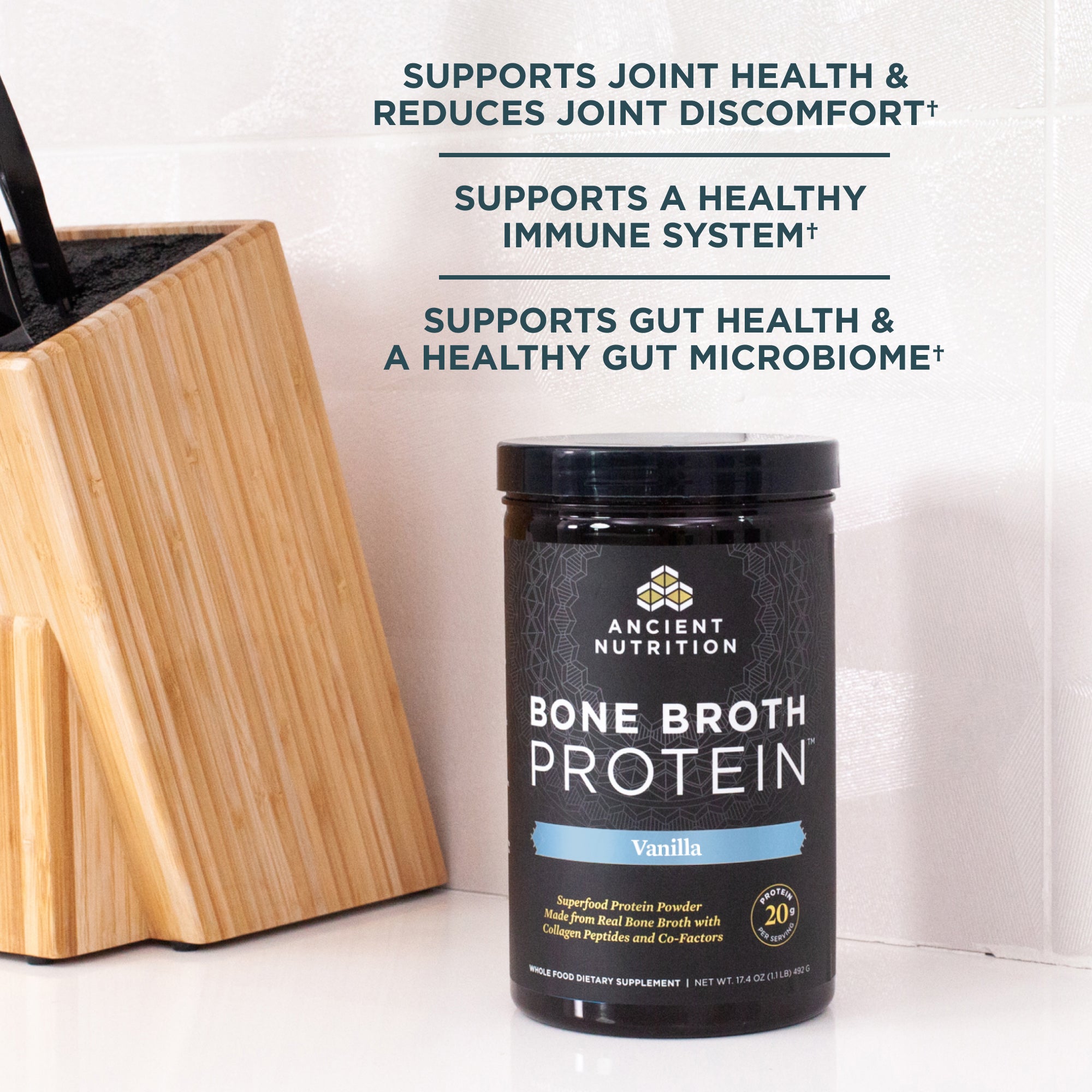 Bone broth protein powder vanilla